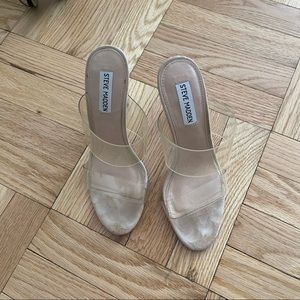 Steve Madden Clear heeled sandals